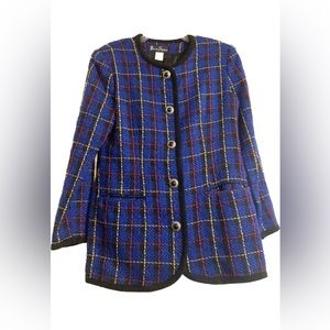 Barrie Stephens tweed blazer - size 8